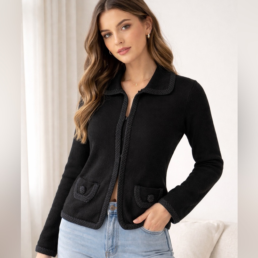 Banana Republic Black Women's Cardigan Sz S